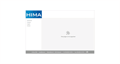 Desktop Screenshot of hima.be